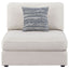 Duncan- Armless Chair With Removable Cushions