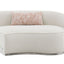 Sahara - Boucle Sectional Sofa With 3 Pillows - Beige