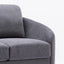 Yuina - Linen Loveseat - Gray