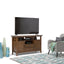 Redmond - Tall TV Media Stand - Rustic Natural Aged Brown