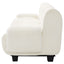 3 Seater Sofa Couch With Curved Armrests