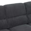Vintage Inspired 3 Seat Sofa With Tufted Cushions