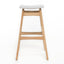 Modern Bar Stool Set With Upholstered Seating