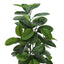 52" Tall, Artificial Plant, Rubber Tree, Indoor, Faux, Fake, Floor, Greenery, Potted, Real Touch, Decorative - Green / Black