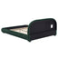 Upholstered Simple Modern Bedroom Bed With Curved Headboard