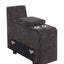 Nyeisha - Piece Upholstered Sofa & Chaise - Coffee