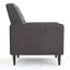 Macedonia - Button Tufted Fabric Recliner - Slate
