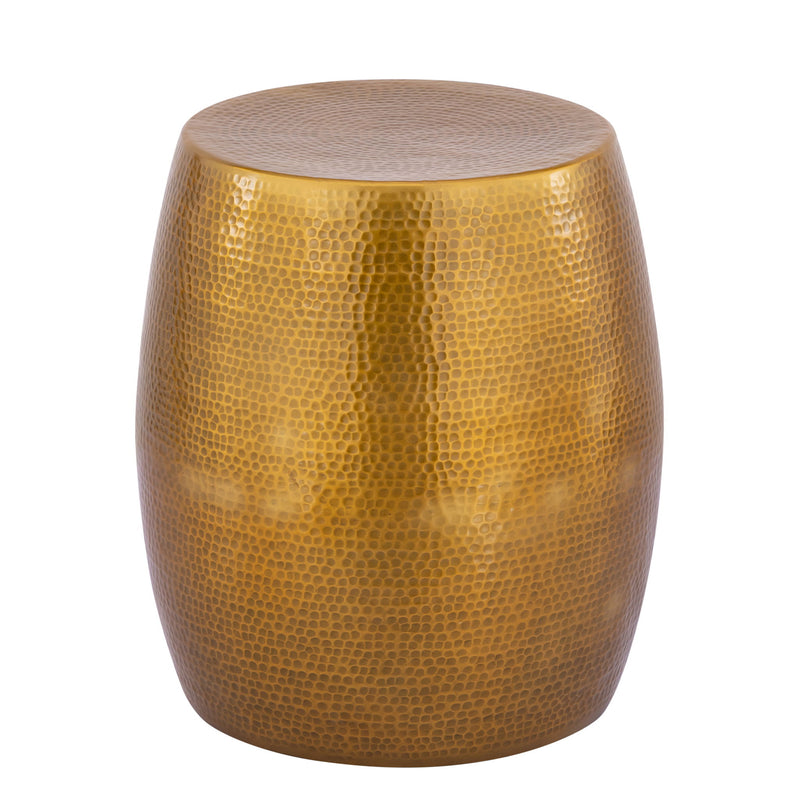 2 Piece Coffee And End Table Set, Oval Design - Gold