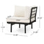 Theo - Sofa Corner, Coffee Table - Cream