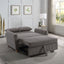 Justine - Convertible Sleeper Loveseat - Brown