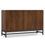 Banting - 3 Door Sideboard Buffet With Adjustable Shelves - Natural Walnut