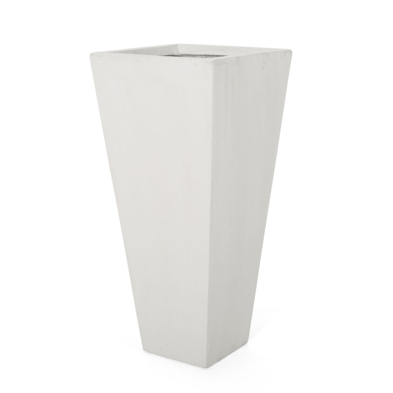Outdoor Modern Cast Stone Planter
