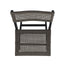 Bistro Foldable Chair With Wicker Backrest