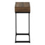 Accent Table, C - Shaped Contemporary Elegant Desig