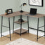 Computer Desk, Home Office, Corner, Storage Shelves, L Shape, Work, Laptop, Contemporary, Modern