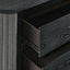 Skyline - 2 Drawer Nightstand - Onyx