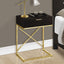Accent Side Table, Storage Drawer, Spacious Tabletop, Contemporary & Modern