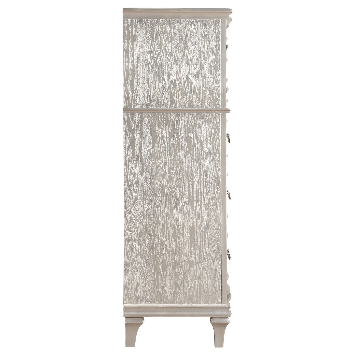 Katerina - 5 Drawer Chest With Hidden Drawer - Oak