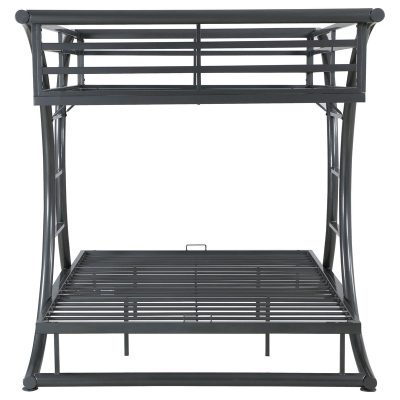 Weston - Bunk Bed Full Over Full - Gunmetal