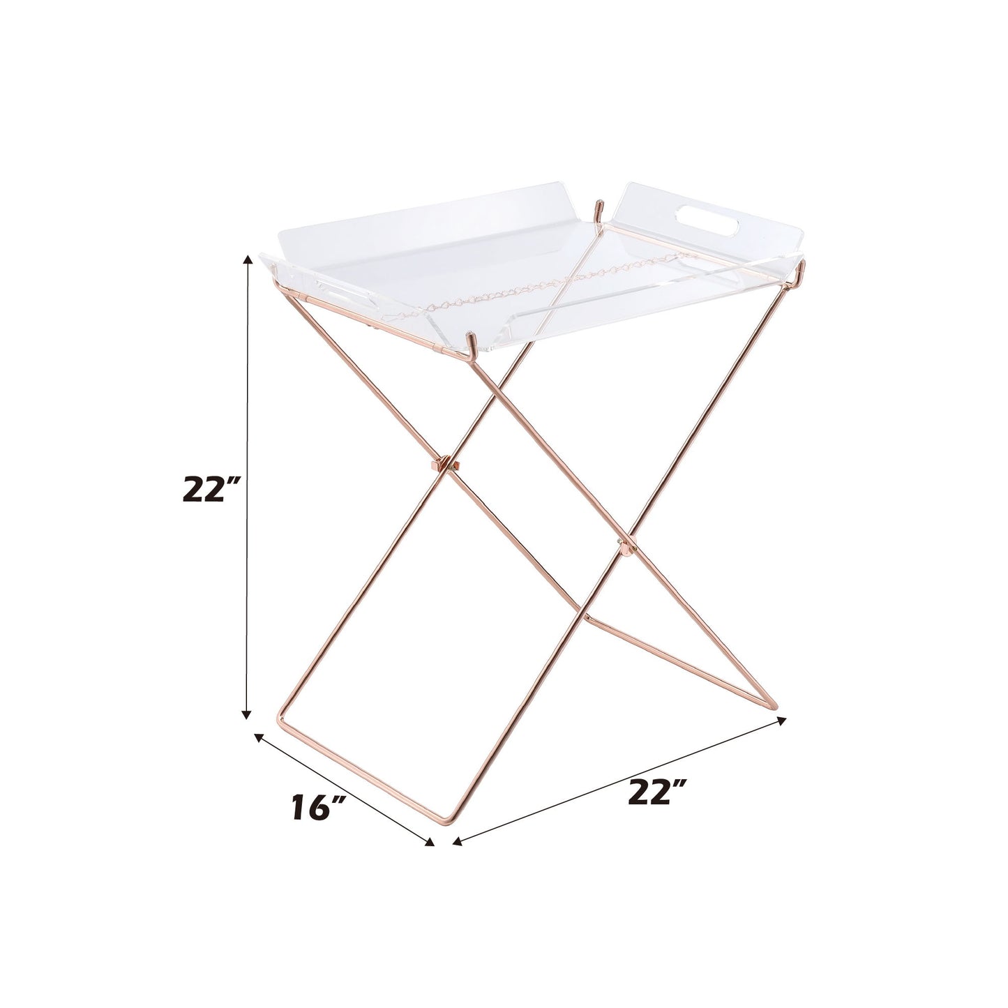 Cercie - Tray Table - Clear