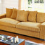 Luxe Sofa With 5 Matching Toss Pillows, Sleek Design, Spacious And Comfortable 3 Seater Couch