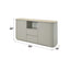 Ingram - Ceramic Top Server - Light Gray