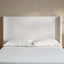 Hosford - Minimalist Upholstered Wingback Bed