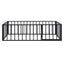 Metal Floor Bed Frame With Fence And Door