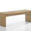 Magnus - 6 Piece Extendable Rectangular Dining Table Set With Dining Bench - Oak