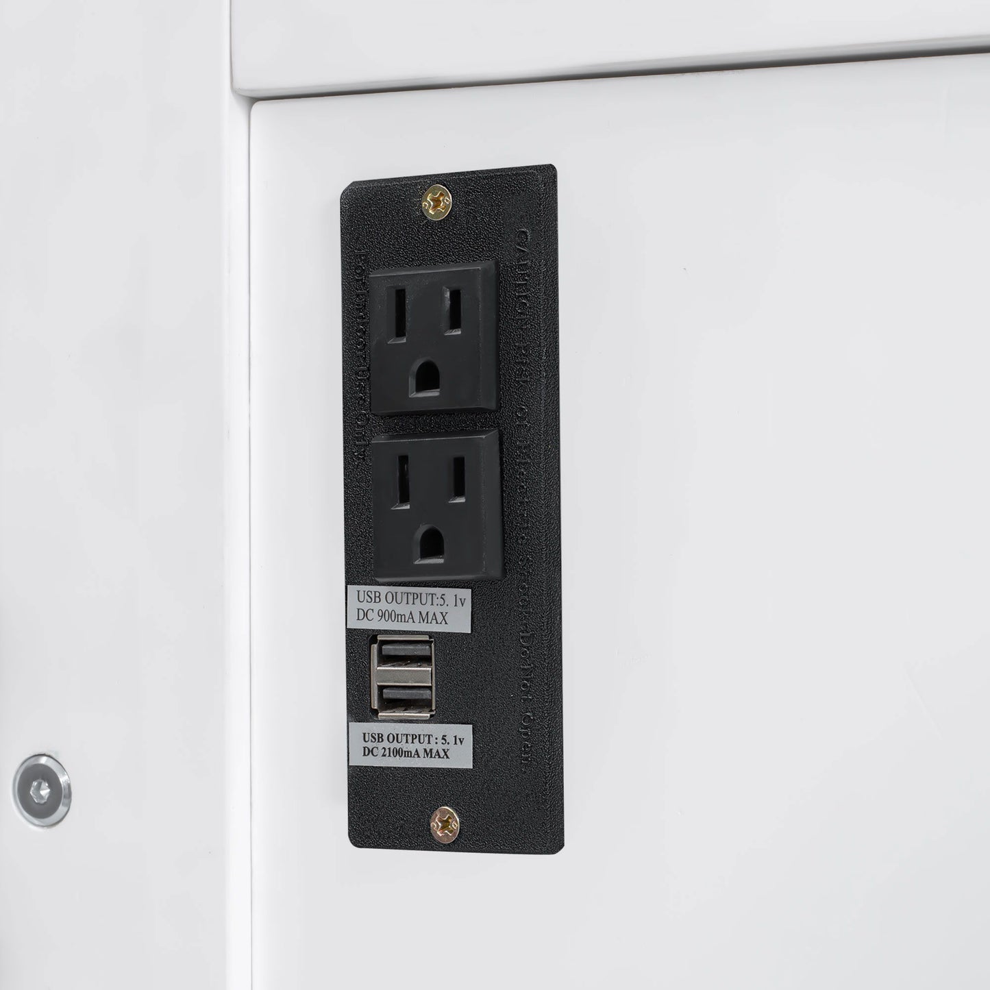 Murphy Bed With Desk, LED Lights And USB Charging Station