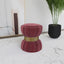 Inez - Round Upholstered Ottoman