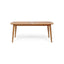 Placidity - Outdoor Expandable Dining Table With Slatted Tabletop And Tapered Legs