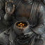 Zen - Outdoor Buddha Waterfall Fountain - Black