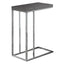 Accent Table, C - Shaped, Tempered Glass, Stylish Design Contemporary & Modern