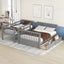 Bunk Bed With Ladders And 2 Storage Drawers