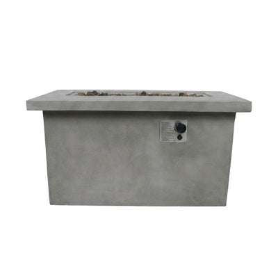 Propane / Natural Gas Outdoor Fire Pit Table - Gray