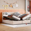 Upholstered Platform Bed With A Hydraulic Storage System