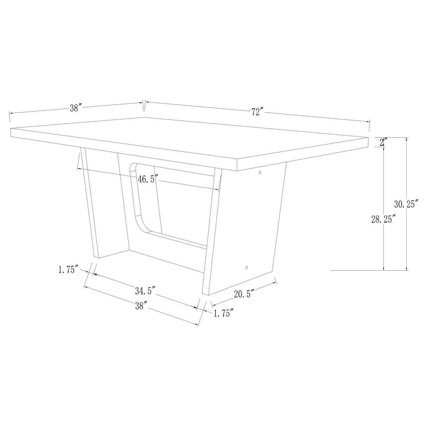 Yorba - Rectangular Dining Table Set