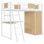 Loft Bed With L Shape Desk And Wardrobe