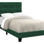 Bed, Upholstered, Frame Only, Transitional