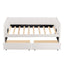Upholstered Daybed With Ergonomic Design Backrest