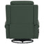 Manual Recliner Chair With 270 Degree Swivel, Massage & Heating, Dual Reclining Positions