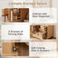 Freestanding Bathroom Vanity With Sink, Soft Close Doors & Drawers, Ample Storage - Wood