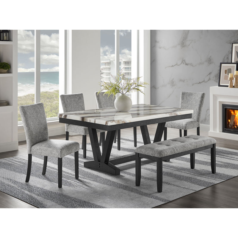 Oceanic - Silla de comedor (Juego de 2) - Gris
