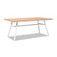 Maiden - 6 Seater Patio Dining Table - Natural Teak