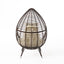 Cutter Teardrop Patio Chair With Water Resistant Cushion - Multi / Brown / Beige