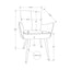 Dining Chair For Kitchen (Set of 2) - Brown