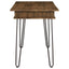 Writing Desk With 4 Hidden Storages - Brown