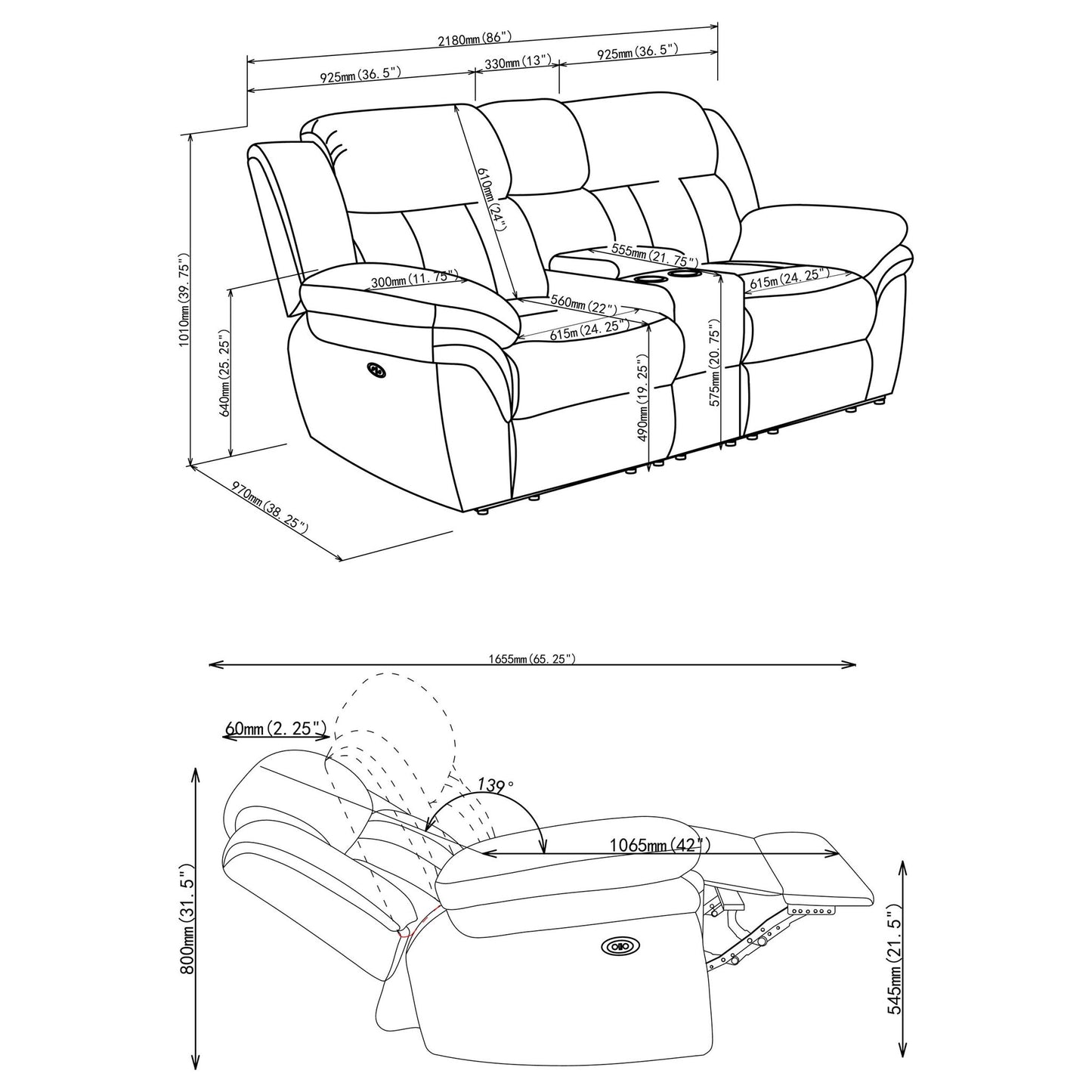 Divine - Loveseat
