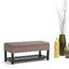 Saxon - Upholstered Transitional Storage Ottoman Bench